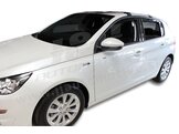 HEKO | Deflektory / ofuky okien pre Peugeot 308 5D HTB 2013-2021 4ks predne+zadne