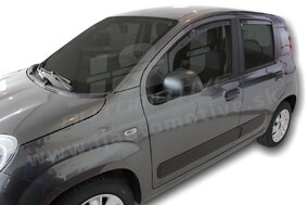 HEKO | Deflektory / ofuky okien pre Fiat Panda III 5D 2012-vyššie 4ks predne+zadne