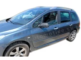 HEKO | Deflektory / ofuky okien pre Peugeot 307 5D SW/KOMBI 2001-2007 4ks predne+zadne