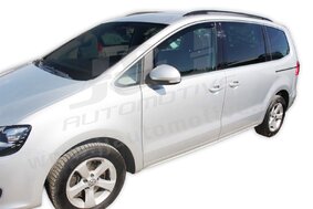 HEKO | Deflektory / ofuky okien pre Volkswagen Sharan 2010-vyššie 4ks predne+zadne