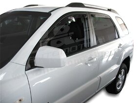 HEKO | Deflektory / ofuky okien pre Kia Sportage II 5D 2004-2010 4ks predne+zadne