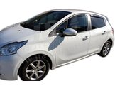 HEKO | Deflektory / ofuky okien pre Peugeot 208 5D 2012-vyššie 4ks predne+zadne
