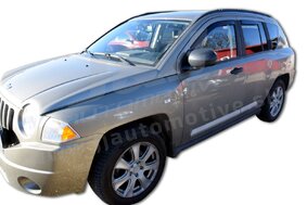 HEKO | Deflektory / ofuky okien pre Jeep Compass 5D 2007-2017 4ks predne+zadne