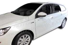 HEKO | Deflektory / ofuky okien pre Peugeot 308 5D SW/KOMBI 2013-vyššie 4ks predne+zadne