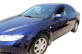 HEKO | Deflektory / ofuky okien pre Mazda 6 I GG 4D SEDAN 2002-2007 4ks predne+zadne