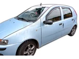 HEKO | Deflektory / ofuky okien pre Fiat Punto II, III 5D 1999-2018 4ks predne+zadne