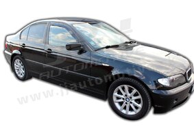 HEKO | Deflektory / ofuky okien pre BMW Rad 3 E46 4D SEDAN 1998-2005 4ks predne+zadne
