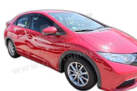HEKO | Deflektory / ofuky okien pre Honda Civic 5D HTB 2012-2016 4ks predne+zadne