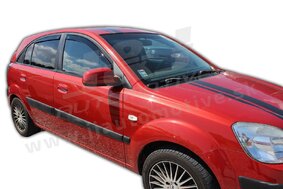 HEKO | Deflektory / ofuky okien pre Kia Rio II 5D HTB 2005-2010 4ks predne+zadne