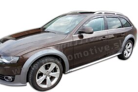 HEKO | Deflektory / ofuky okien pre Audi A4 B8 5D KOMBI 2009-2015 4ks predne+zadne