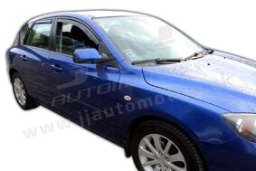 HEKO | Deflektory / ofuky okien pre Mazda 3 I 5D HTB 2003-2008 4ks predne+zadne
