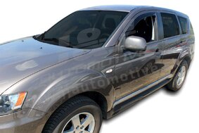 HEKO | Deflektory / ofuky okien pre Mitsubishi Outlander II 5D 2007-2012 2ks predne
