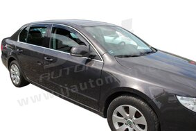 HEKO | Deflektory / ofuky okien pre Skoda Superb II 4D SEDAN 2008-2015 4ks predne+zadne