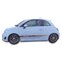 HEKO | Deflektory / ofuky okien pre Fiat 500 3D 2007-vyššie 2ks predne