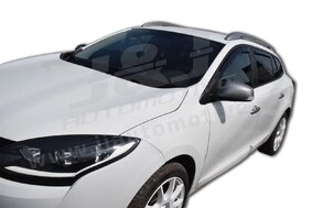 HEKO | Deflektory / ofuky okien pre Renault Megane III 5D GRANDTOUR/KOMBI 2009-2016 4ks predne+zadne