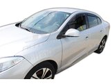 HEKO | Deflektory / ofuky okien pre Renault FLUENCE 4D 2009-2017 4ks predne+zadne