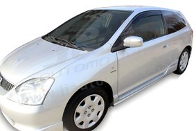 HEKO | Deflektory / ofuky okien pre Honda Civic 3D 2001-2005 2ks predne