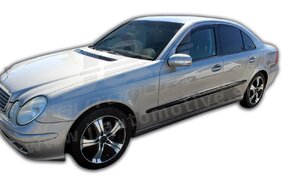 HEKO | Deflektory / ofuky okien pre Mercedes-Benz E trieda W211 4D SEDAN 2002-2009 4ks predne+zadne