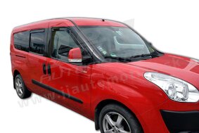 HEKO | Deflektory / ofuky okien pre Fiat Doblo II 5D 2010-2022 4ks predne+zadne