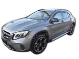 HEKO | Deflektory / ofuky okien pre Mercedes-Benz GLA X156 5D 2014-2020 4ks predne+zadne