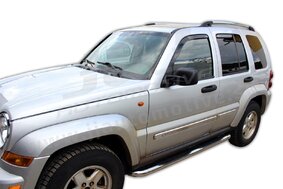 HEKO | Deflektory / ofuky okien pre Jeep Cherokee KJ 5D 2001-2007 4ks predne+zadne