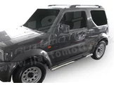 J&J AUTOMOTIVE | Bočné nerezové rámy pre Suzuki Jimny 3D 1998-2018