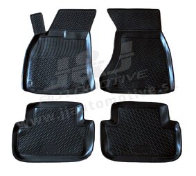 J&J AUTOMOTIVE | Gumové rohože so zvýšeným okrajom pre Audi A4 B8 03/2008-2014 4ks