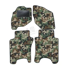 J&J AUTOMOTIVE | Autokoberce velúrové Army style pre Honda Jazz 2002-2008 J&J AUTOMOTIVE | Autokoberce velúrové Army style pre Honda Jazz 2002-2008