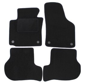 J&J AUTOMOTIVE | Autokoberce velúrové pre Seat Leon 2006-2012, 4ks