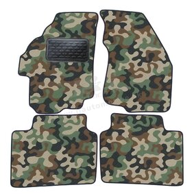 J&J AUTOMOTIVE | Autokoberce velúrové Army style pre Suzuki Liana 2001-2007 4ks