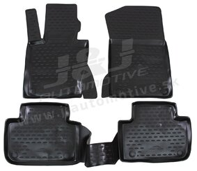 J&J AUTOMOTIVE | Gumové rohože so zvýšeným okrajom pre Bmw X3 E83 2003-2006 2006-2010