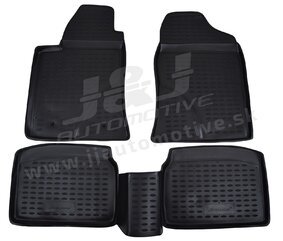 J&J AUTOMOTIVE | Gumové rohože so zvýšeným okrajom pre Toyota Avensis 2003-2009