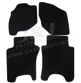 J&J AUTOMOTIVE | Autokoberce velúrové pre Honda Jazz 2002-2008, 4ks