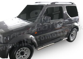 J&J AUTOMOTIVE | Bočné nerezové rámy pre Suzuki Jimny 3D 1998-2018