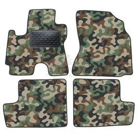 J&J AUTOMOTIVE | Autokoberce velúrové Army style pre Toyota RAV-4 2004-2012 4ks