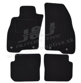 J&J AUTOMOTIVE | Autokoberce velúrové pre Fiat Punto III (facelif) 2011-2018, 4ks
