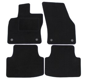 J&J AUTOMOTIVE | Autokoberce velúrové pre Seat Leon III 2013-2020, 4ks