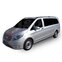 J&J AUTOMOTIVE | Strešné nošiče Mercedes-Benz Vito W639 Black 2003-2014 LWB