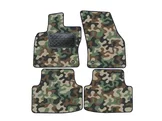 J&J AUTOMOTIVE | Autokoberce velúrové Army style pre Volkswagen Tiguan 2007-vyššie 4ks