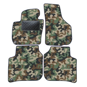 J&J AUTOMOTIVE | Autokoberce velúrové Army style pre Skoda Superb B 2008-2015 4ks