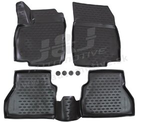 J&J AUTOMOTIVE | Gumové rohože so zvýšeným okrajom pre Ford B-max 2014-2017 hatchback