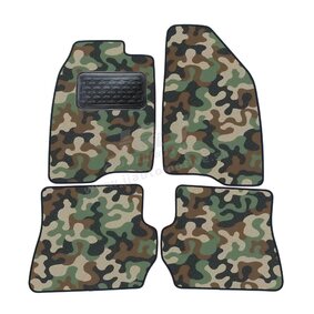 J&J AUTOMOTIVE | Autokoberce velúrové Army style pre Ford Fusion 2002-2009 4ks