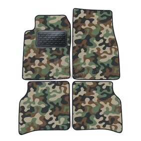 J&J AUTOMOTIVE | Autokoberce velúrové Army style pre Peugeot 306 1992-2000 4ks