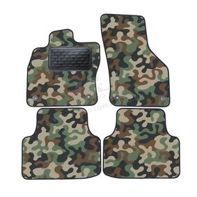 J&J AUTOMOTIVE | Autokoberce velúrové Army style pre Skoda Octavia III 2013-vyššie 4ks