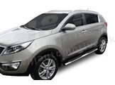J&J AUTOMOTIVE | Bočné nerezové rámy pre Kia Sportage 2010-2015 4“ oval