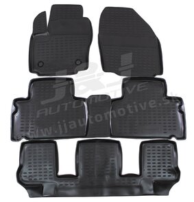J&J AUTOMOTIVE | Gumové rohože so zvýšeným okrajom pre Ford Galaxy 2006-2015