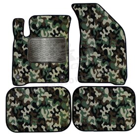 J&J AUTOMOTIVE | Autokoberce velúrové Army style pre Fiat Freemont 2008-2018 4 ks