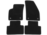 J&J AUTOMOTIVE | Autokoberce velúrové pre Volvo V50 2004-2012, 4ks