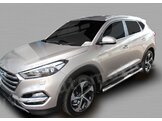 J&J AUTOMOTIVE | Bočné nerezové rámy pre Hyundai Tuscon 2015-vyššie