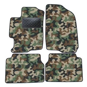 J&J AUTOMOTIVE | Autokoberce velúrové Army style pre Mazda 6 2002-2007 4ks